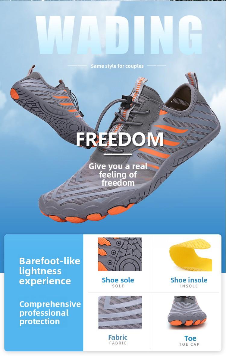 Mesler Water Shoes for Men Women Barefoot Quick-Dry Aqua Sock Outdoor Athletic Sport Shoes Kayaking Boating Hiking Surfing Walking#SpringStatements Greenish