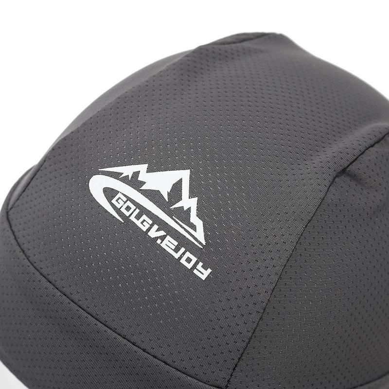 Summer Ice Silk Cycling Cap for Men and Women Running Sports Bike Hat Breathable Sun-Protective Headgear Dark Night Black Light Gray Dark Gray Green Camouflage Black Camouflage One Size Fits All