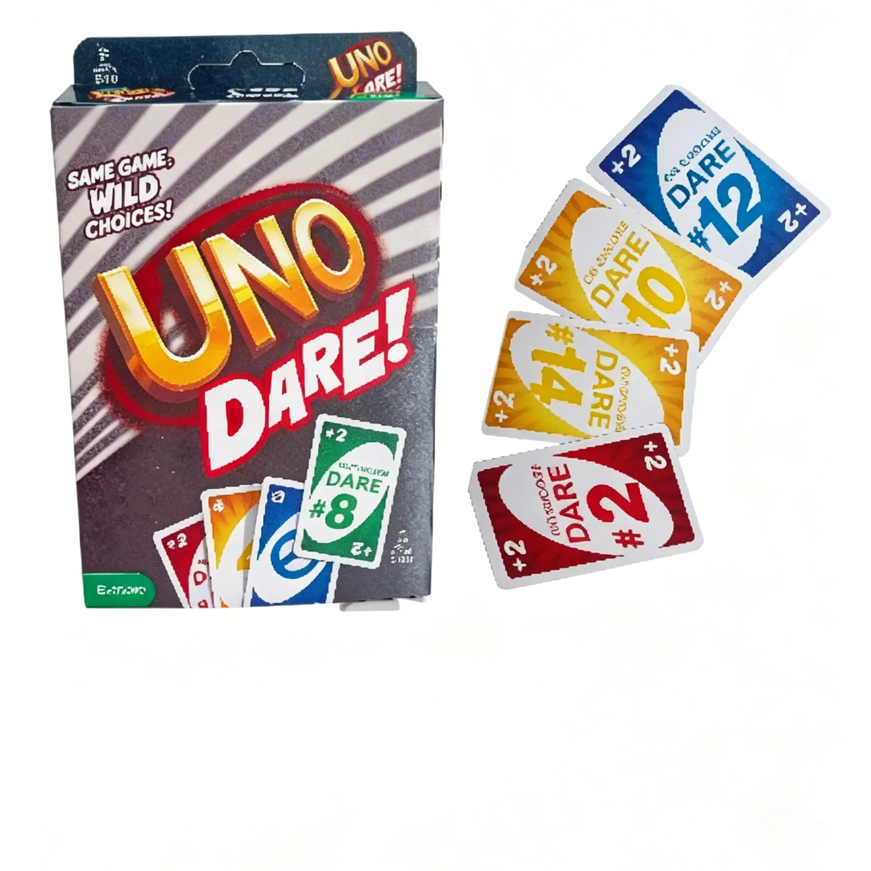 Mattel Games Uno Dare with Uno Card Game Bundle, Fun Family Board Game Set, Perfect for Parties & Gatherings, Durable Playing Cards