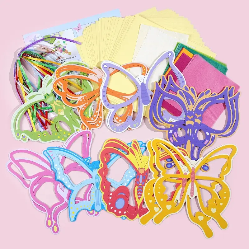 DIY Painted Suncatcher Craft Kit, Kids DIY Rainbow Hanging Ornament Drawing Toy, Easy Educational Craft Supplies for Boys and Girls Aged 4-8, Small Hanging Decorations for Party and Holiday Scenes