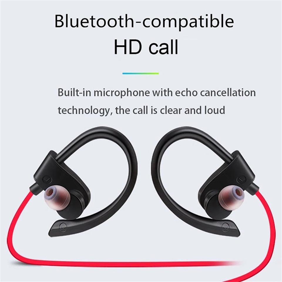 Wireless Bluetooth Headphones Stereo Hook Headset Music Sport Earphone Gaming Handsfree Earphone for All Smart Phones