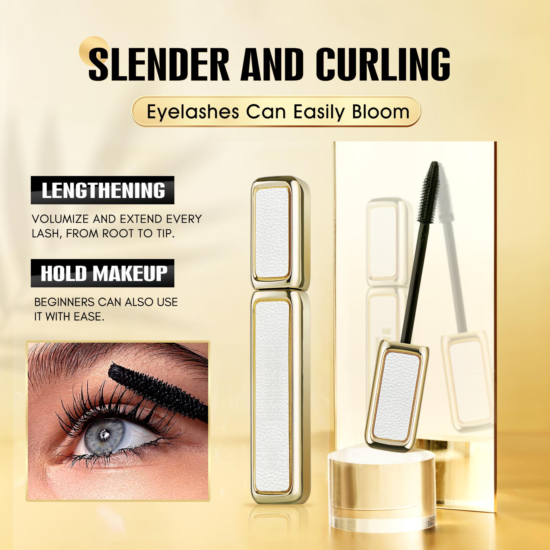 Lambskin Gold Mascara - Waterproof, Smudge-proof, Lengthening, Volumizing, Curling Eyelash Primer