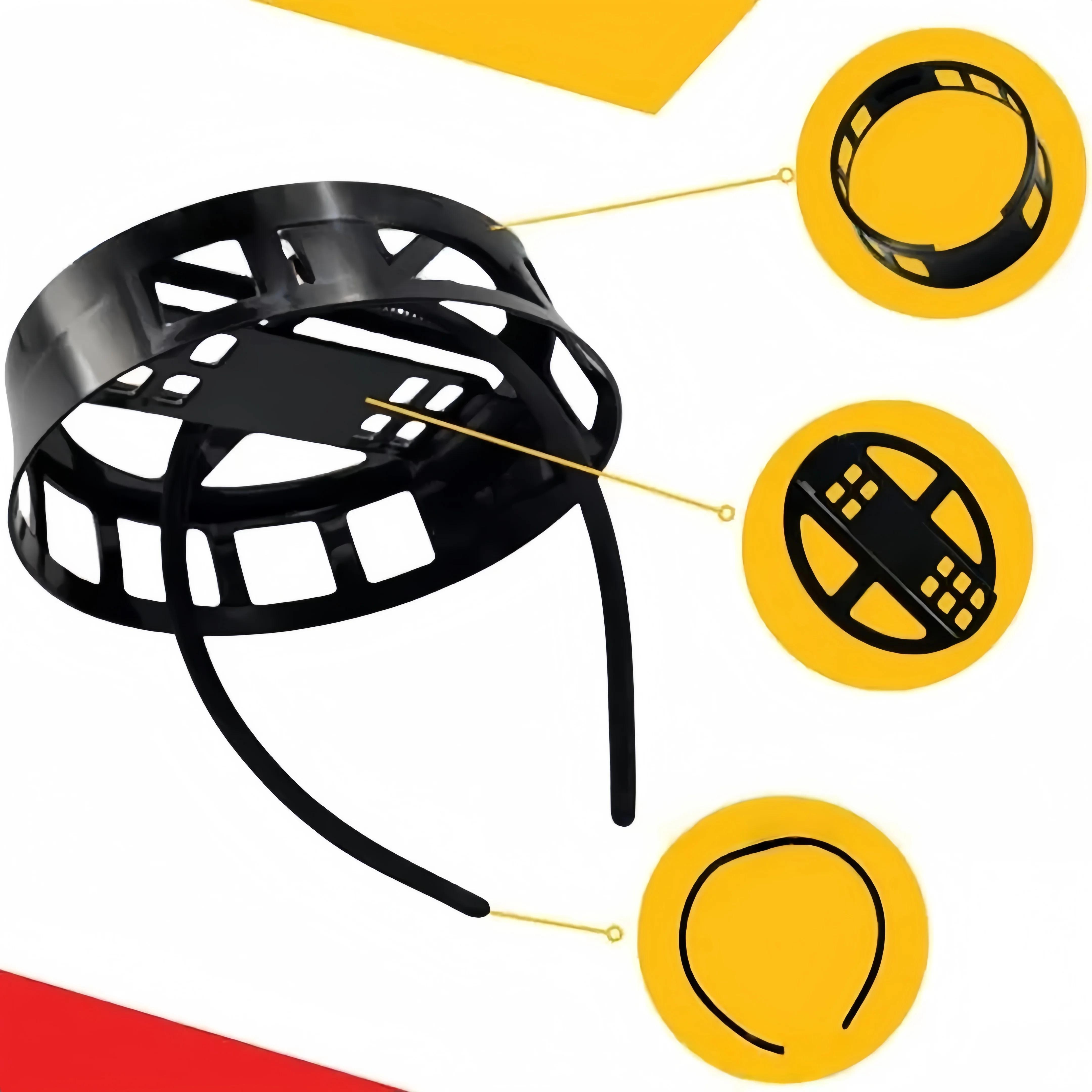 Graduation Cap Holder Hair Clip Internal Support Shaping Auxiliary Cap Bracket for Interior Decoration Bachelor's Doctoral Caps