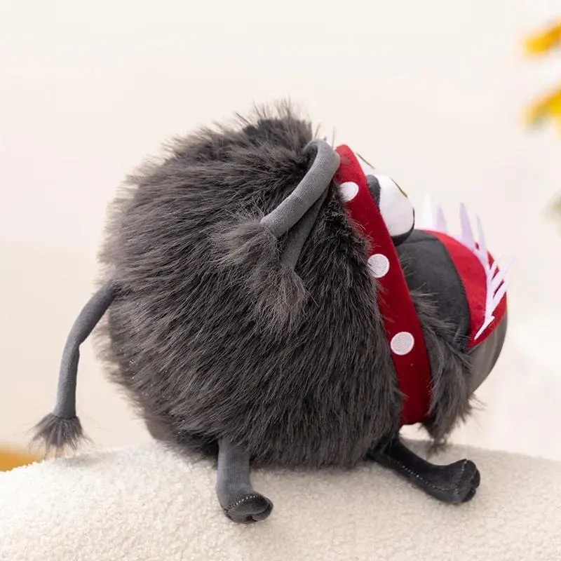 25cm High-quality Version Of Glockel Dog Plush Doll Senior Long-haired Black Dog Black Dog Fur Dog Doll Toy