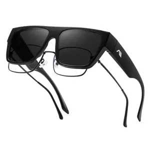 Kimorn Polarized Square Fit-Over Sunglasses for Men - UV400 Protection, Lightweight, Women's Accessories for Driving, Outdoor Use, Over-Glasses Women's Sunglasses