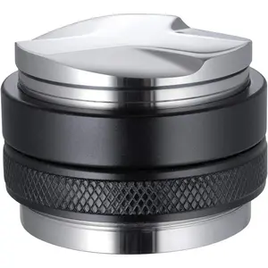 53mm Coffee Distributor and Tamper, Dual Head Coffee Leveler Compatible with Breville 54mm Portafilter, Adjustable Depth- Professional Espresso Hand Tampers