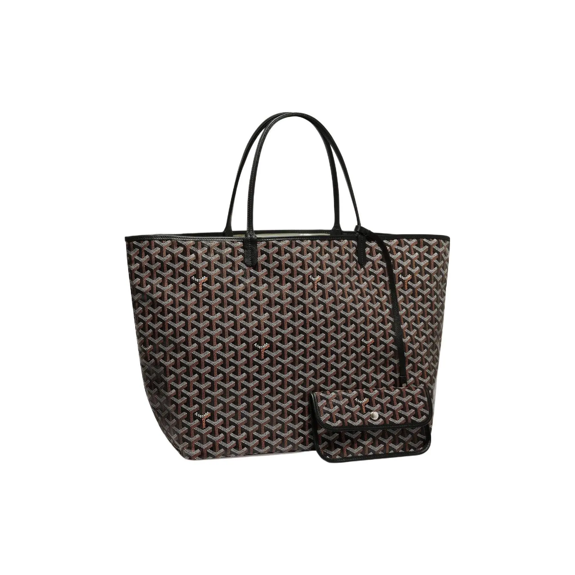 Goyard Saint Louis Y-Monogram Tote Bag for Men and Women – Canvas, Linen, and Leather – Crossbody or Handheld – 11 Colors