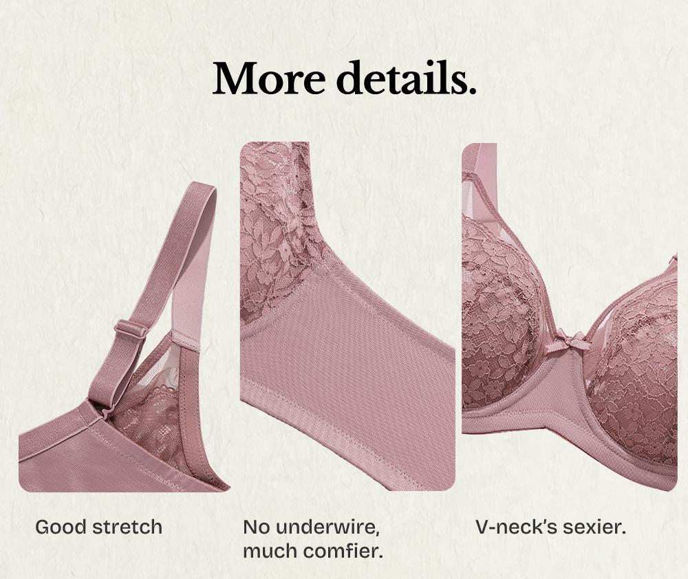 Lacsper Pebble minimizer Bra Polka Dot Lace Unlined Comfort Non Padded Full Coverage Plus Size Underwire Supportive Bra Womenswear SpringStatements Lacsper Pebble minimizer Bra Polka Dot Lace Unlined Comfort Non Padded Full Coverage Plus Size Underwire Supportive Bra Womenswear SpringStatements