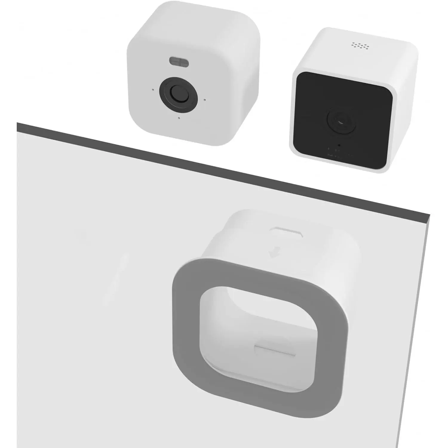 Window Mount for Blink Mini/Blink Mini + Camera, Adhesive Camera Holder Through Glass Use Blink Camera