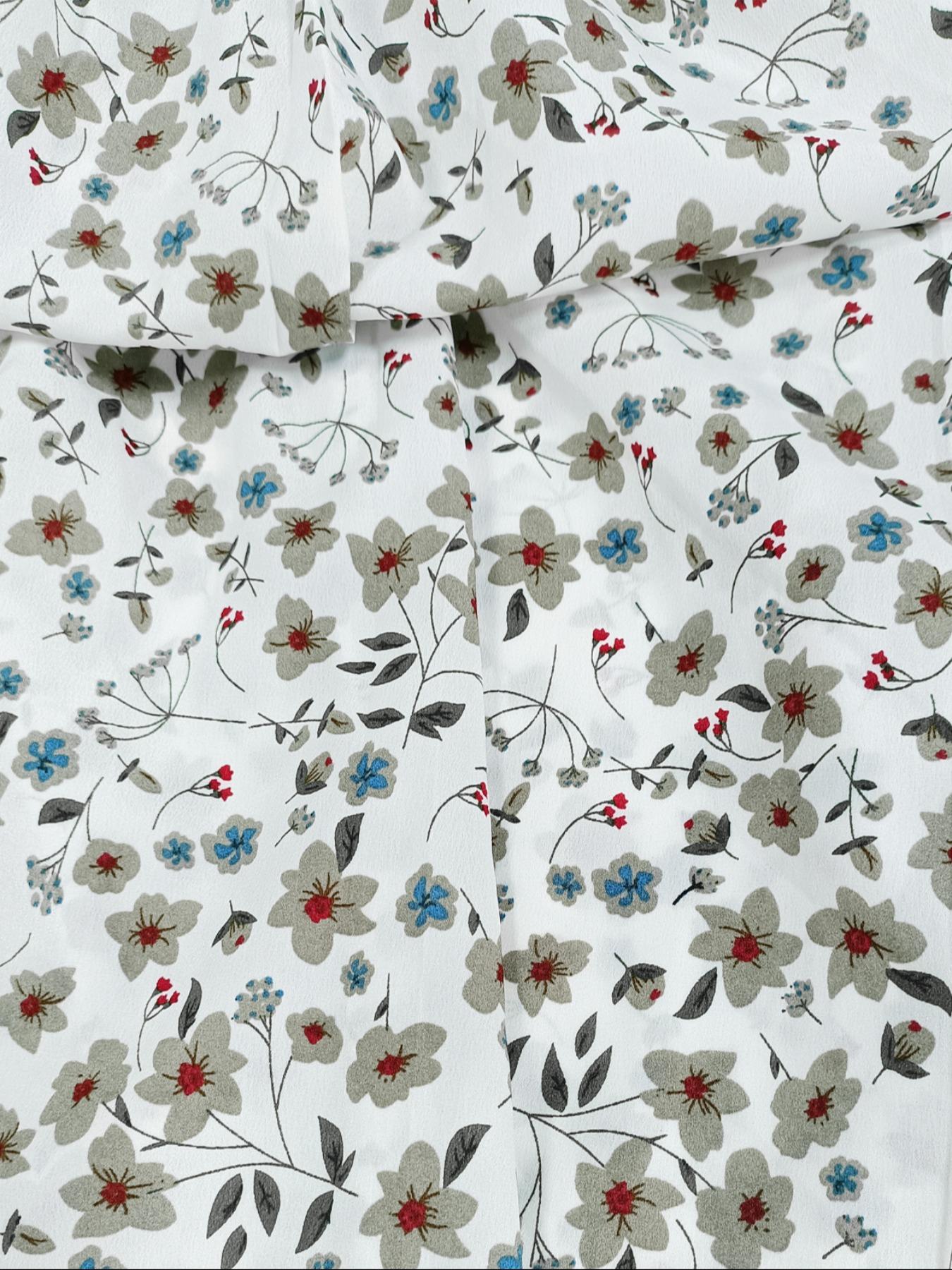 [Plus Size] Ditsy Floral Print Frill Trim Shirred Tube Dress, Boho Fashion Casual Strapless Dress for Daily Holiday Vacation Wear, Women Plus Clothing for All Seasons, Bohemian Print Dresses, Bohemian Sundresses