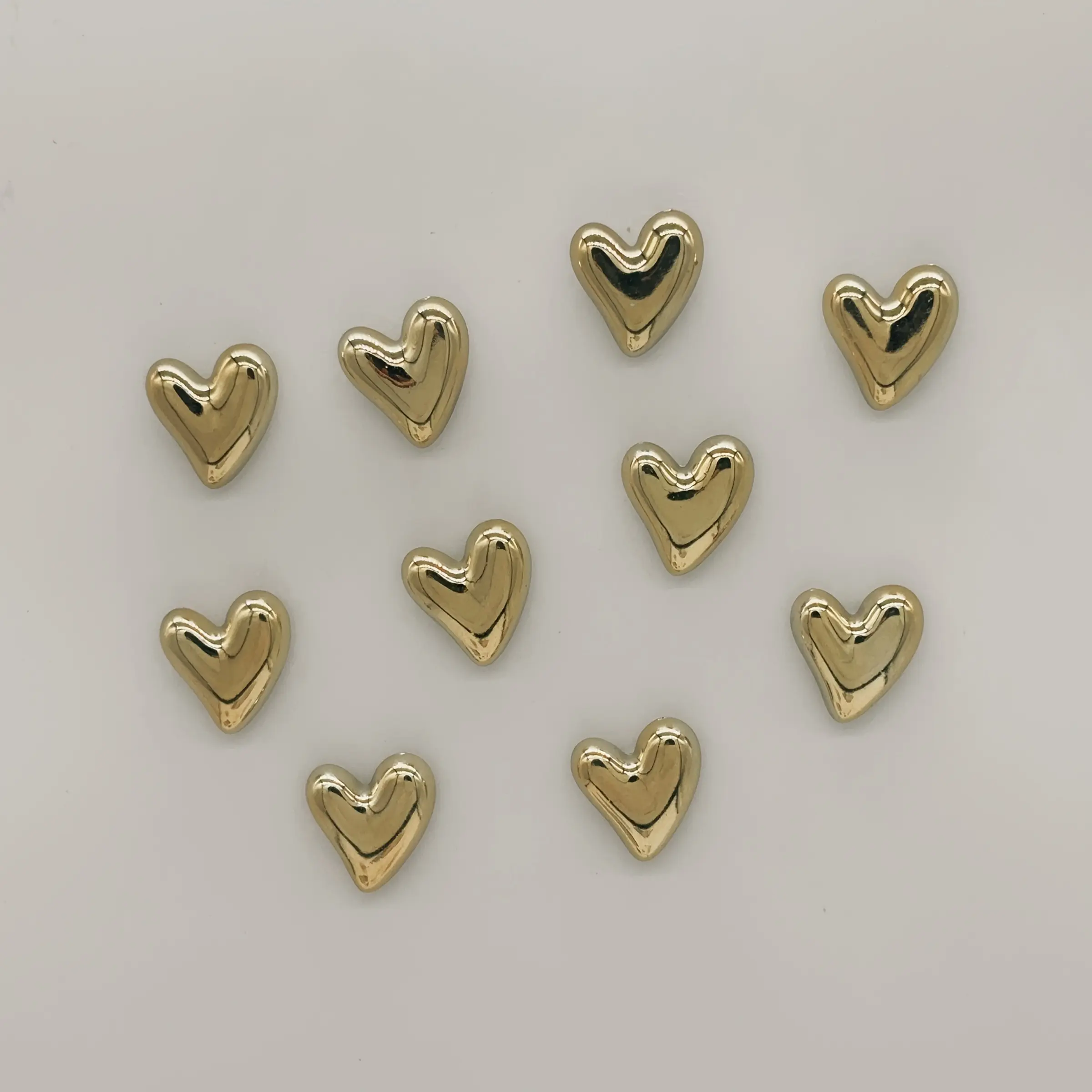Heart Magnets 10-Pack for Kitchen, Office, Home Decor, Love-Themed Accents, Holds Notes, Photos, Reminders, Stylish Design