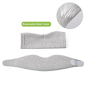 [Reidio] Natural Latex Neck Support Brace Soft Breathable Adjustable Cervical Collar with Extension Belt & Storage Bag Neck Stretcher for Neck Pain Relief & Support Head Down Prevention