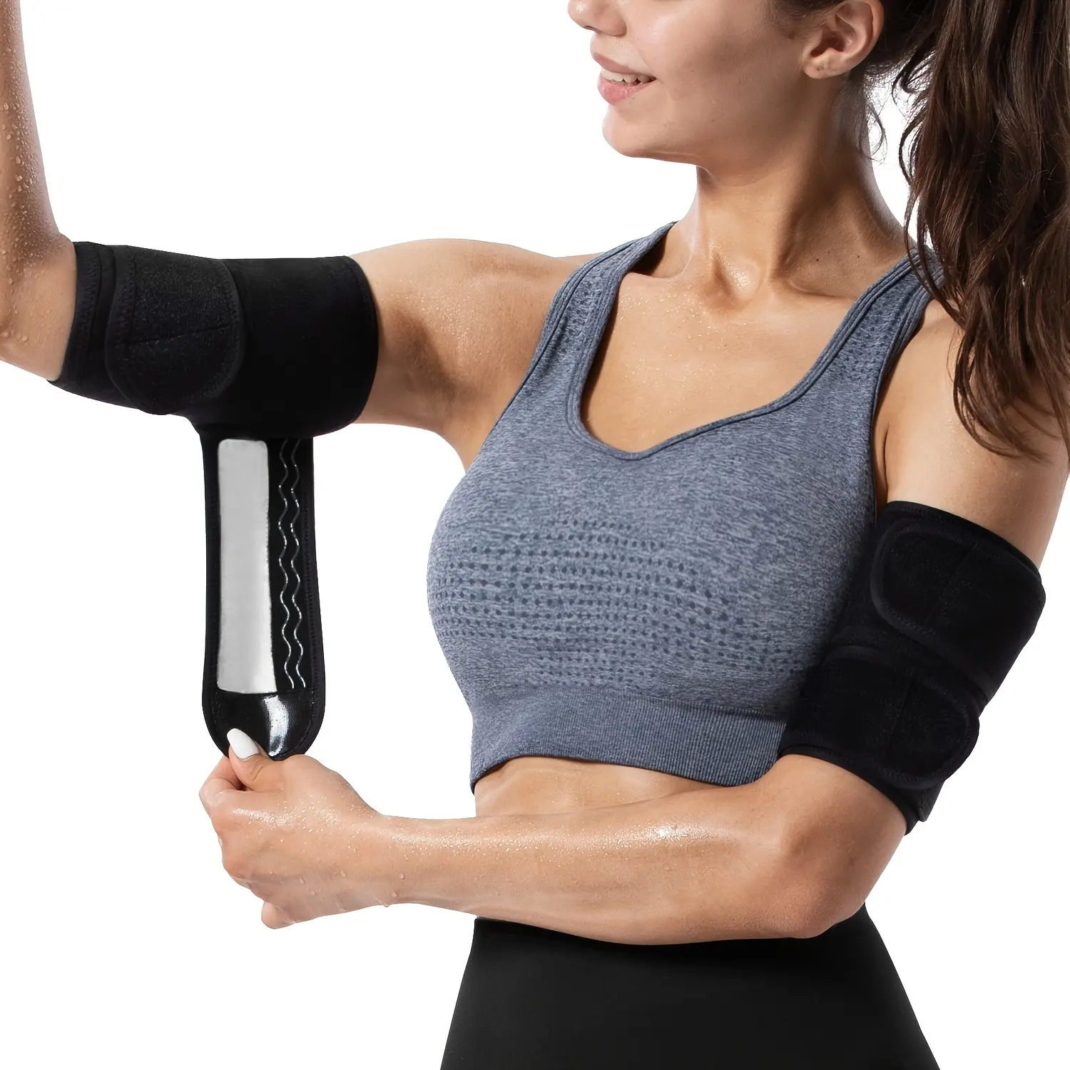 Women’s Sauna Arm Sleeve, Sweat Workout Arm Wrap for Running, Gym Training & Fitness Activities