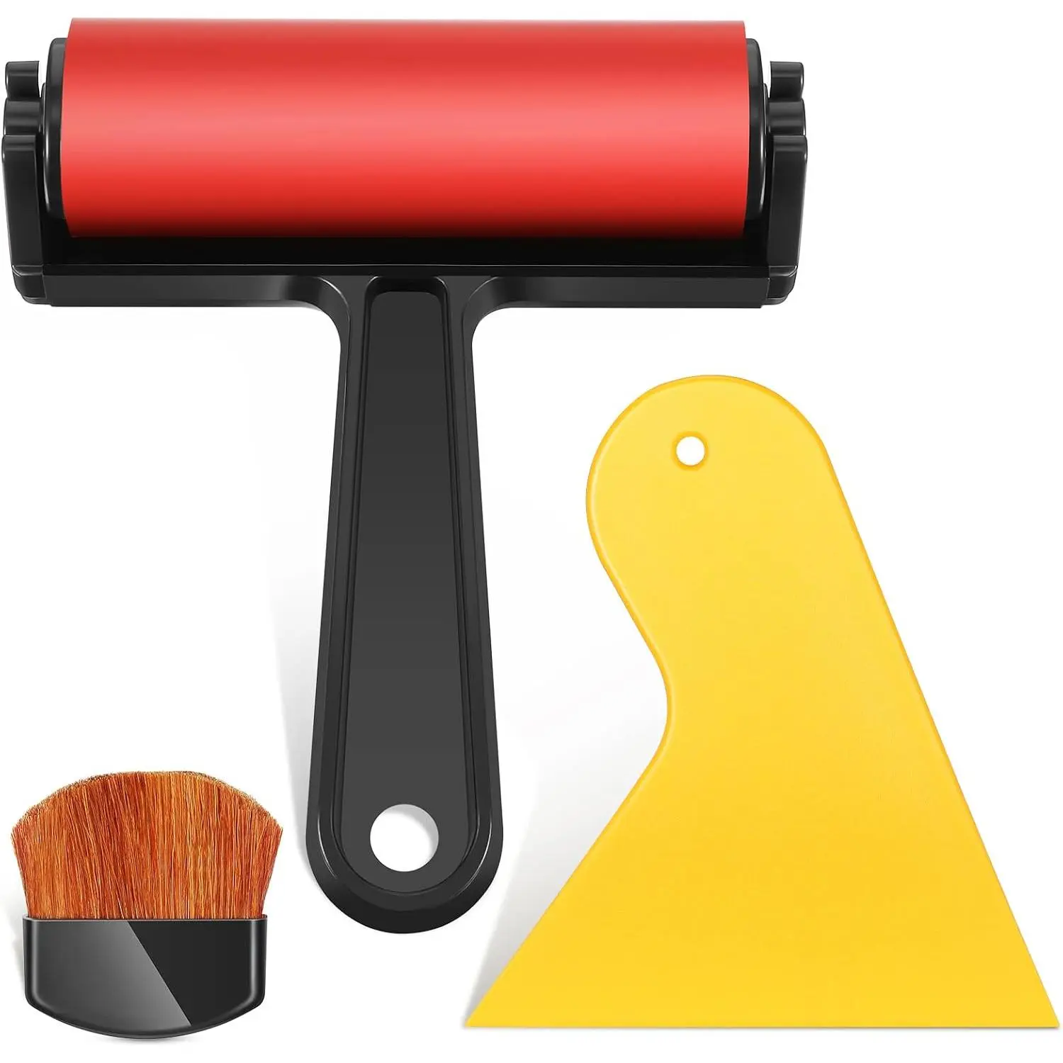 3 Pack 5D  Painting Accessories Tool Kit -  Painting Roller, Rhinestone Fix Scraper,  to School Full Drill  Brush Applicator for Adults Embroidery Art Pressing and Repair