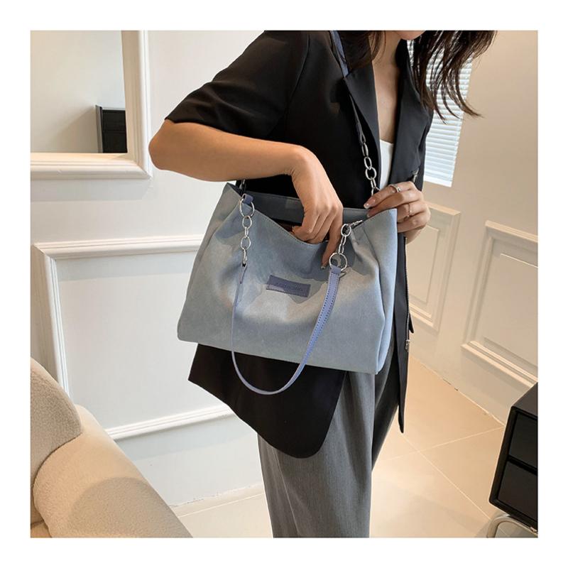 College Student Class Tote Bag, Female Shoulder Large Capacity Personalized Commuting Bag