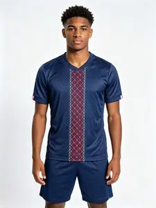 New Football Kit Set, European Championship Jersey, Paris Eiffel Tower Design, Men's Sports, Short Sleeve Shirt, Shorts, Training Gear