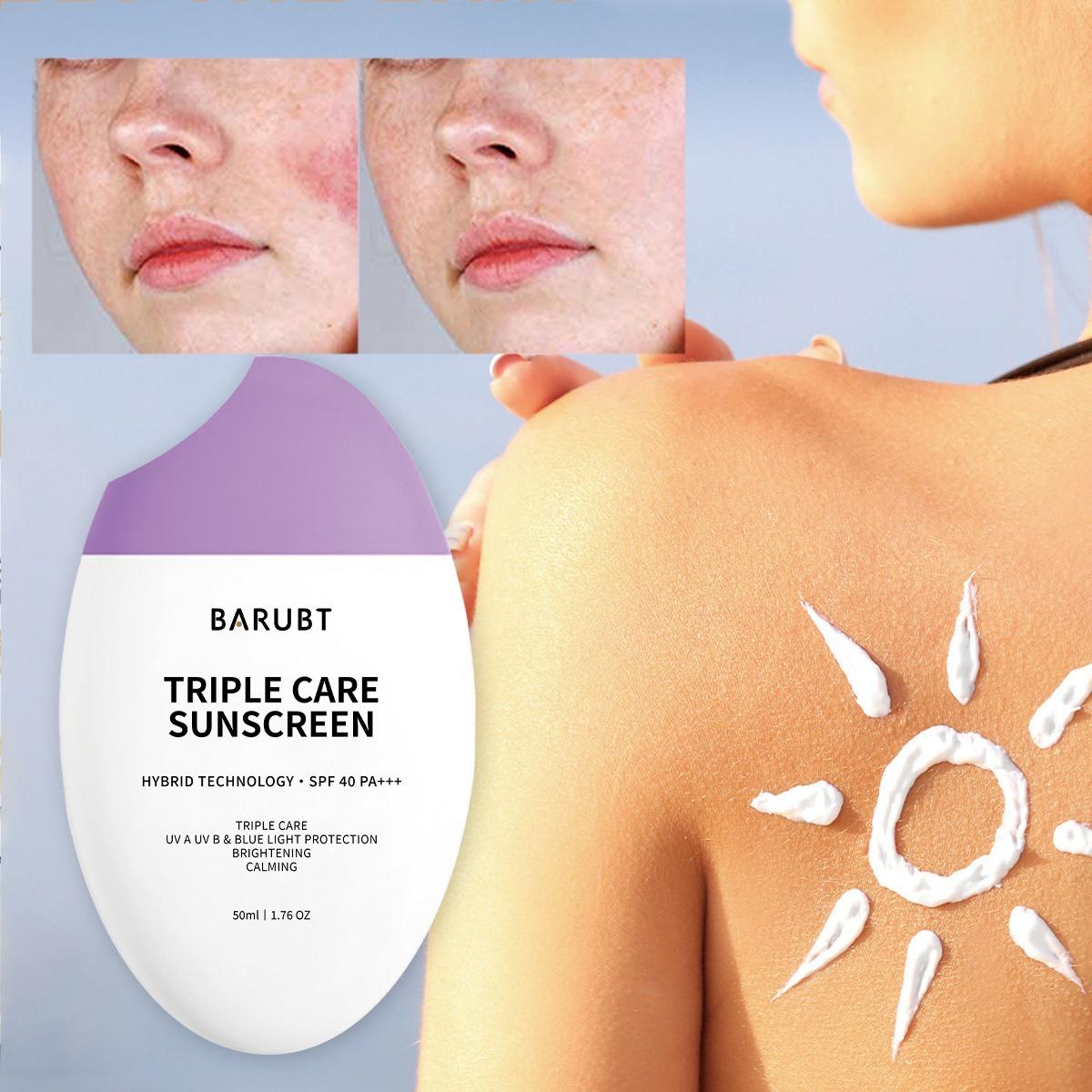 Multi-Effect All-in-One Triple Care Protective Cream & Lotion, UV Protection, Refreshing Non-Greasy Formula, Universal for All Skin Types