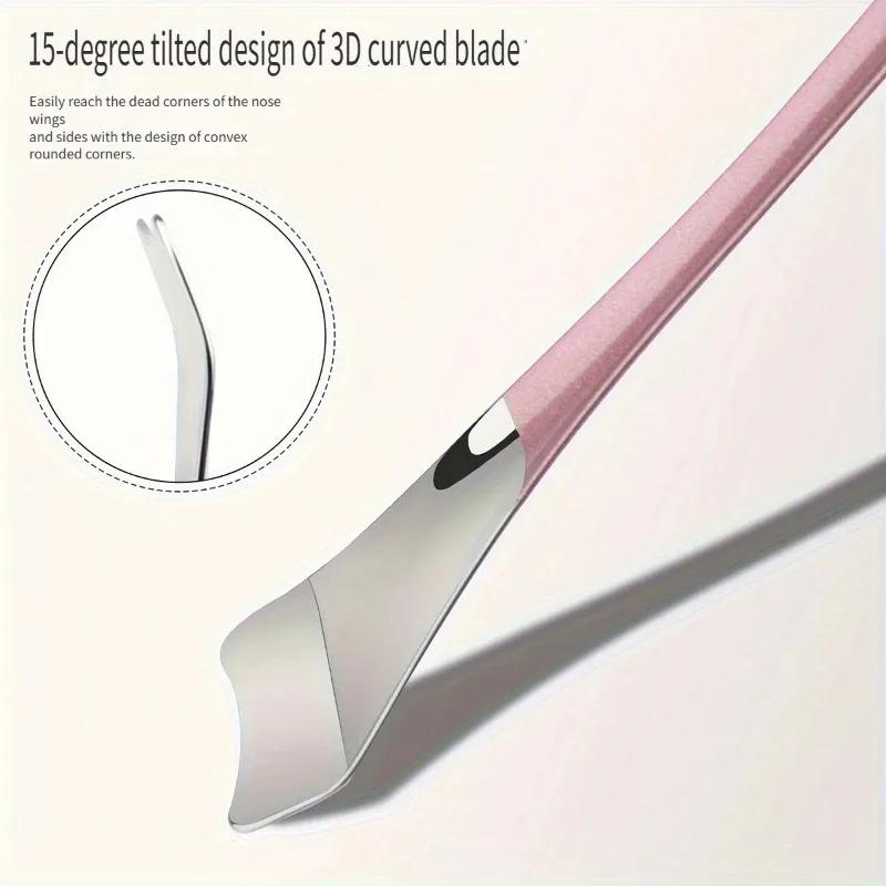 Blackhead Removal Tool Facial Scraper Skin Scrubber Face Spatula for Deep Pore Cleansing Blackhead Remover Beauty Skin Care Tool Acne Stainless