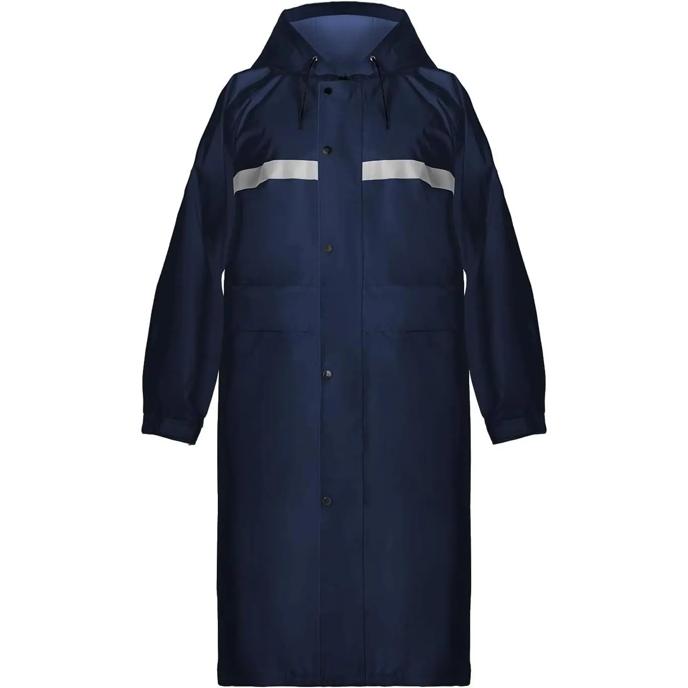 Long Hooded Raincoat Safety Waterproof Emergency Rain Jacket Poncho for Men Women Adults