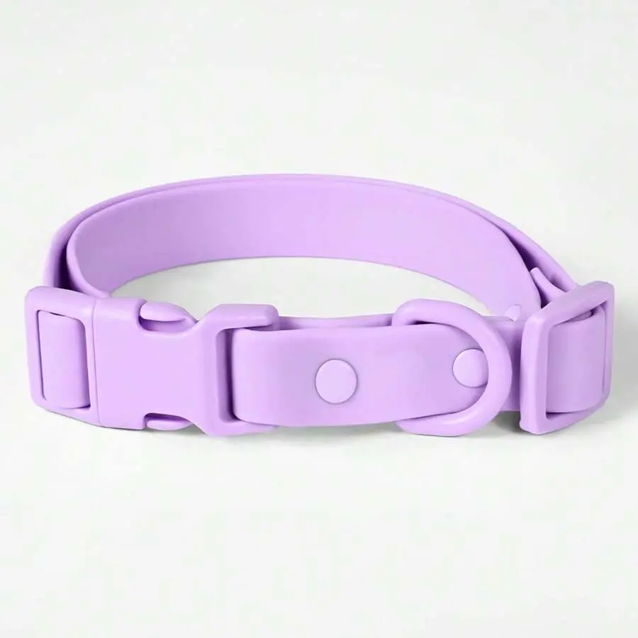 PVC Waterproof, Odor-Resistant, Rustproof Dog Collar With Adjustable Buckle, Easy To Clean, Suitable For Small, Medium, Large Dogs
