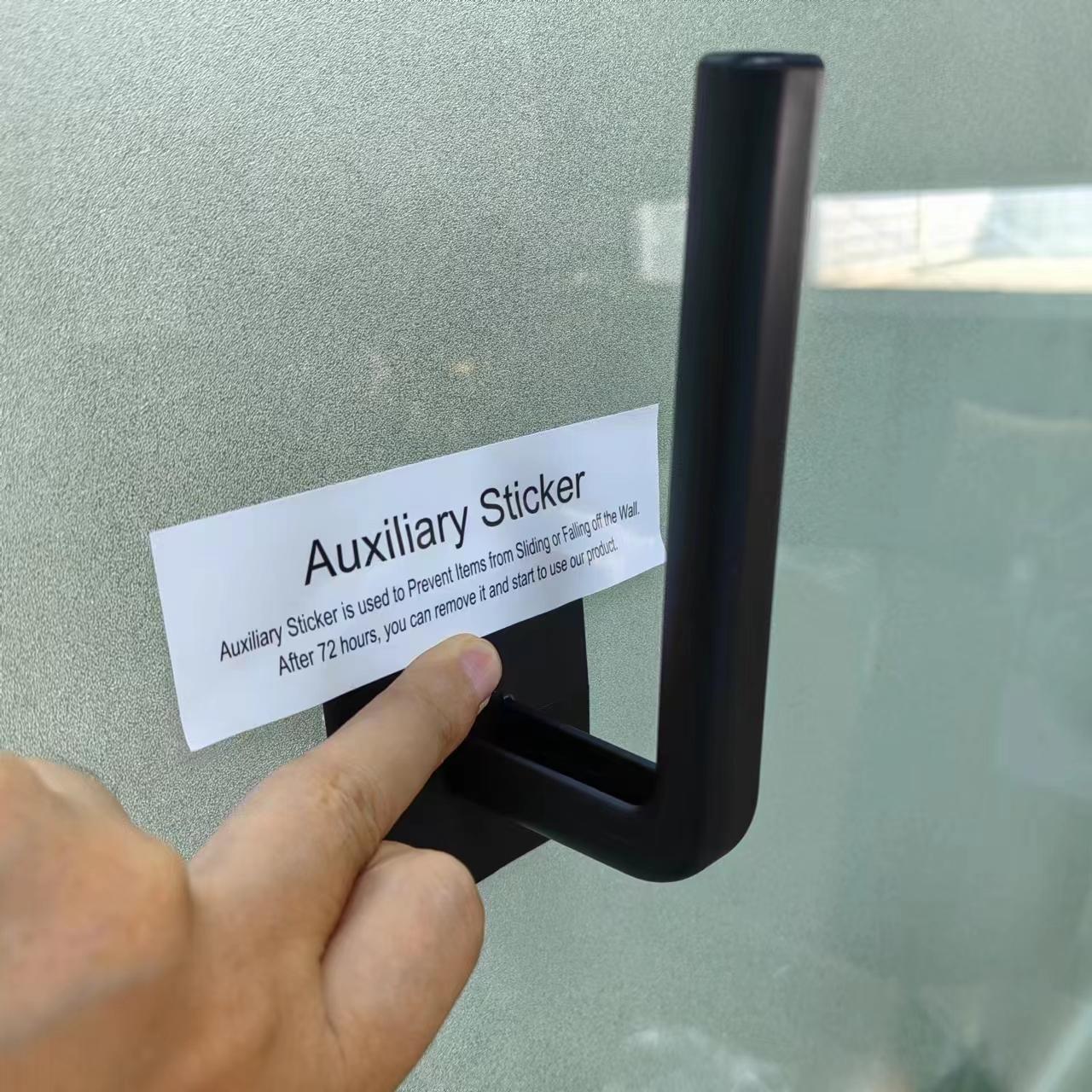 Punch-free Hat Storage Hook, 4 Counts Hanging Plastic Hook for Keys Hat Towels, Self-adhesive Hook for Entryway Hallway Bathroom Bedroom, Bathroom Accessory, Summer Gift