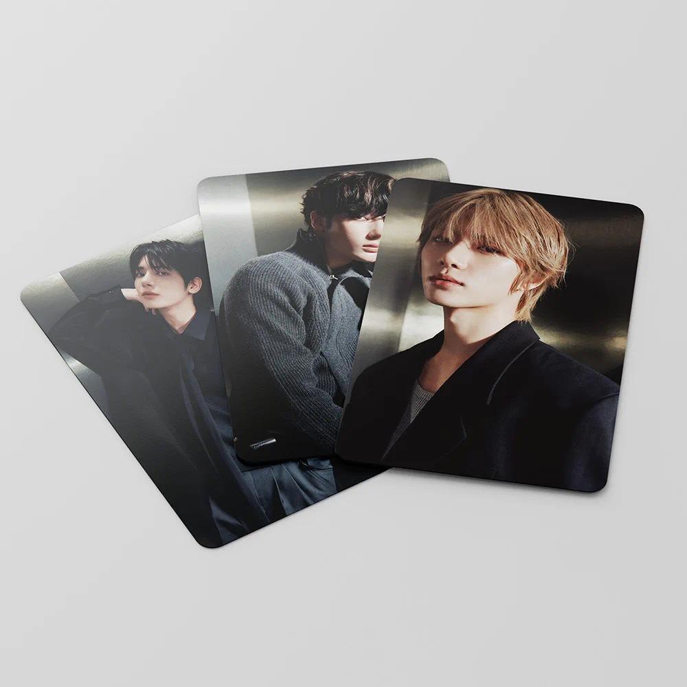 55pcs/set Kpop Photo album DECO KIT TXT Yeonjun Soobin Beomgyu Lomo Cards Photocards for Fans Collcetion High Quality HD Postcar