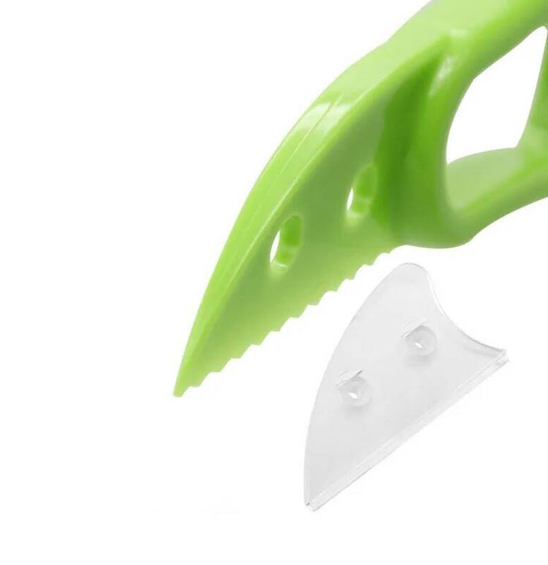 3 In 1 Avocado Slicer Shea Corer Butter Fruit Peeler Cutter Pulp Separator Plastic Knife Kitchen Vegetable Tools Kitchen Gadgets