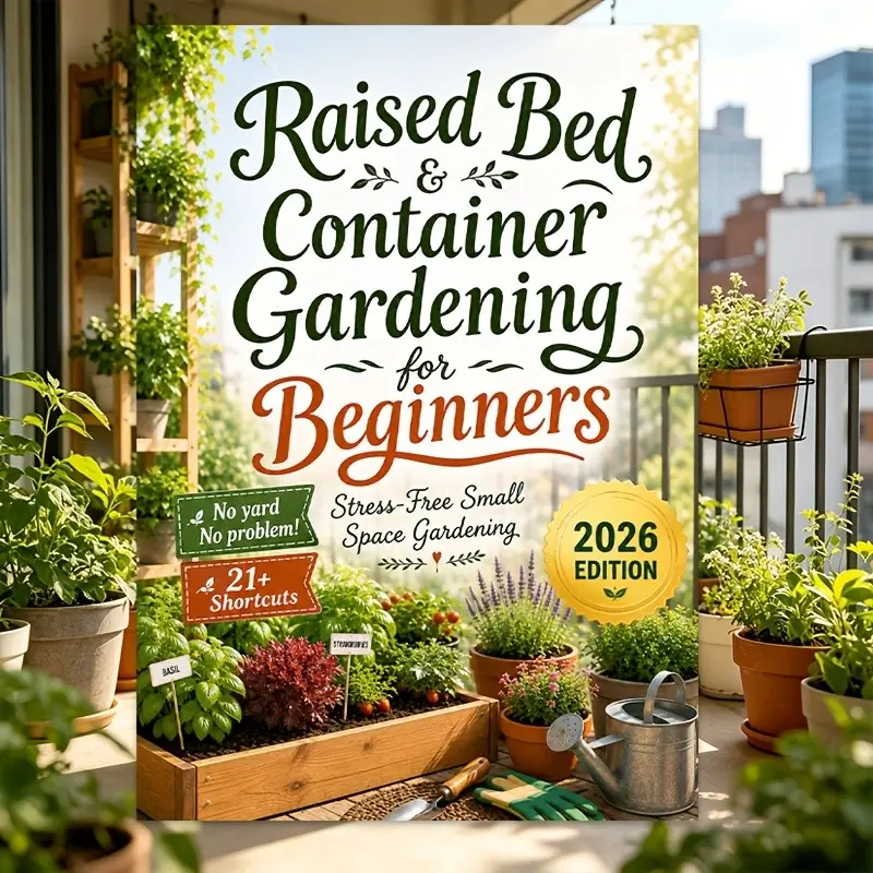 Raised-Bed Gardening for Beginners, Guide to Sustainable Living, DIY Raised Bed Kit, Perfect for Home Gardeners, Easy Assembly