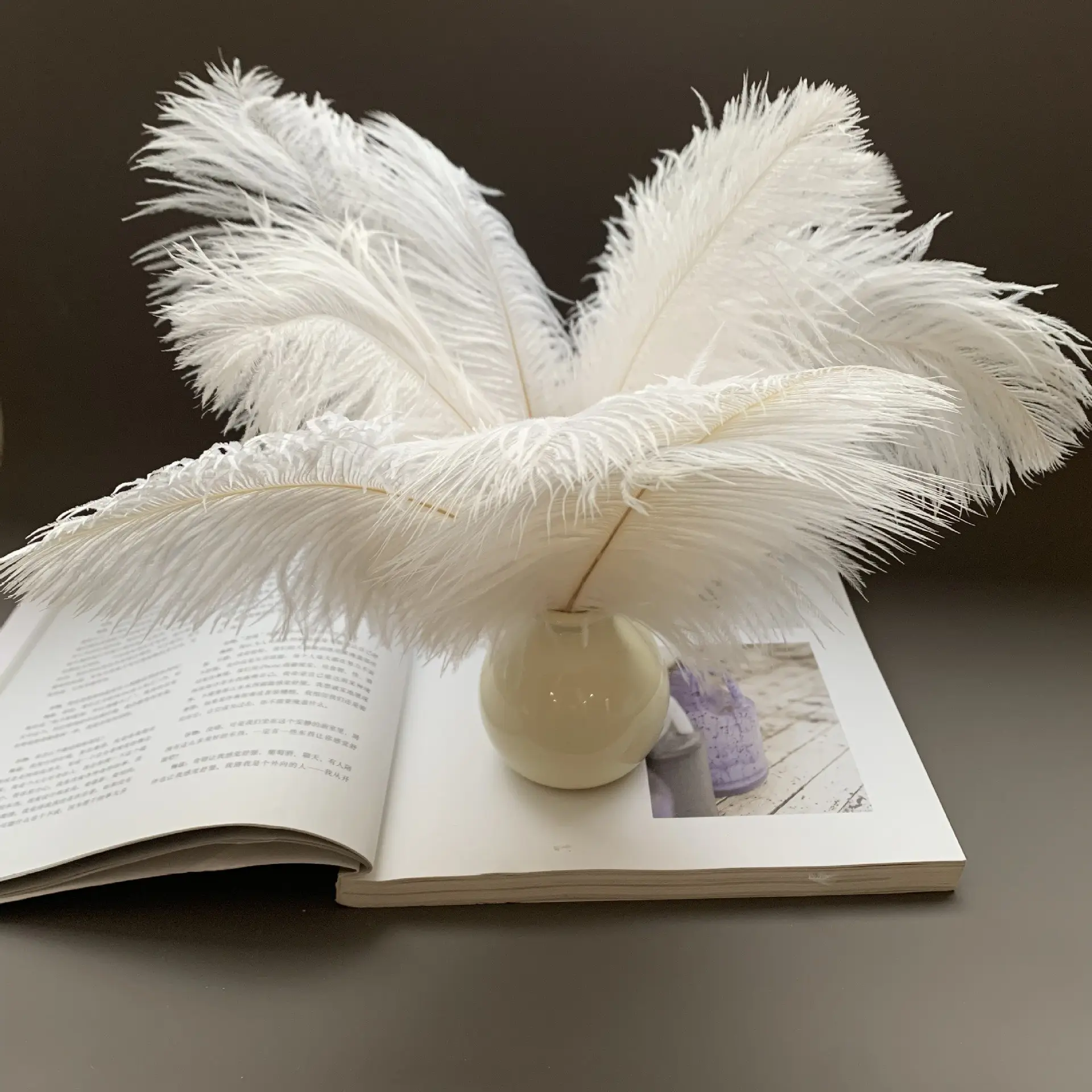 20pcs Feather Decorations, DIY Feathers, 15x20cm, Wedding Table Centerpiece, Party Crafts, Holiday Decor, Home Decoration