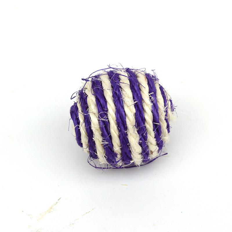Cat sisal ball, cat toy ball, cat teasing and walking toy, cat scratching ball, pet supplies