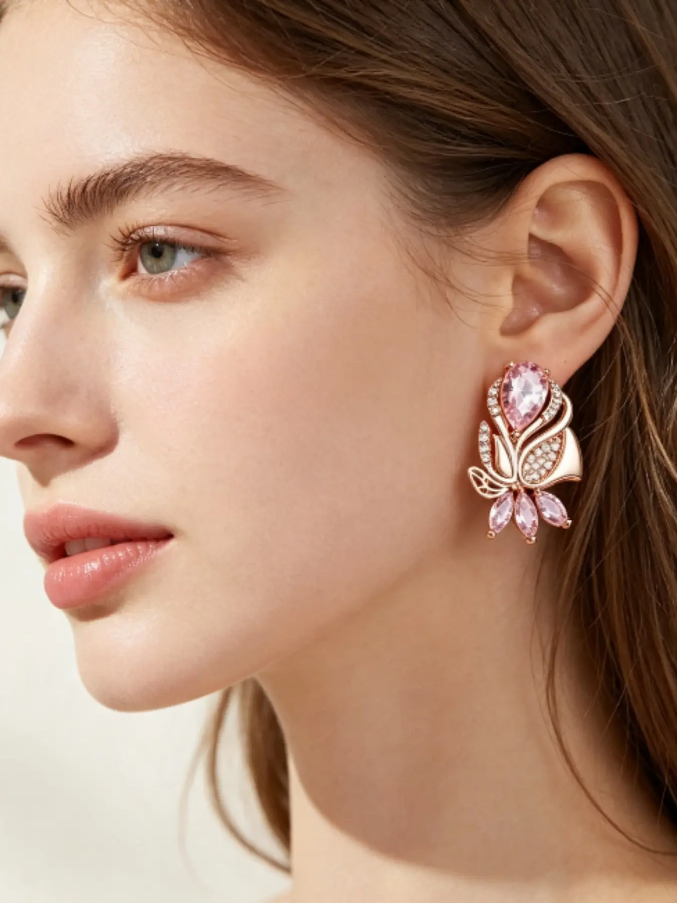 Charming Sakura Flower Hoop Earrings, Boho Style, Perfect for Beach Vacations, Daily Wear, Parties, Birthdays, Holidays, Dates