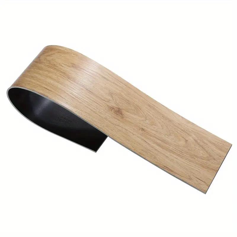 Wood Grain Pattern Floor Sticker, 5 Counts Self Adhesive Floor Sticker, Easy To Install Wall Decal for Living Room, Bedroom, Kitchen