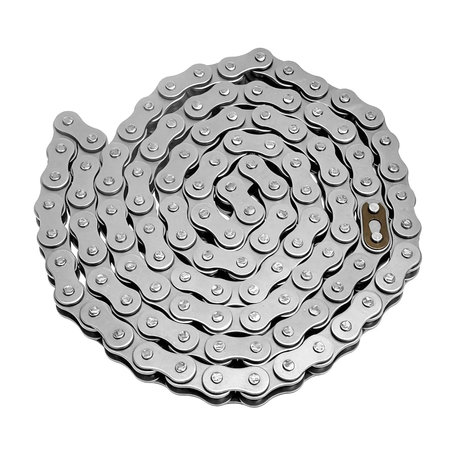 Heavy Duty 420 Carbon Steel Drive Chain, 116-Link Dirt Bike/Ebike Replacement Chain Compatible with Tutti Tutto Soleil 01 Electric Motorcycle, Yozma IN10