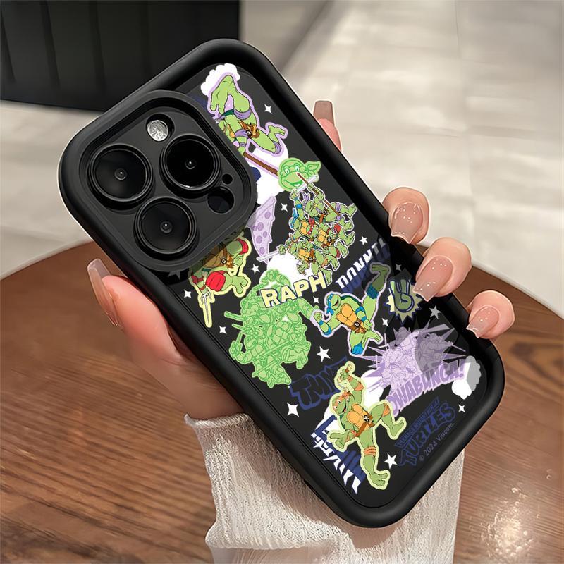 Cartoon Teenages Mutants Ninjas Turtles New Phone Case For IPhone 16e 16 15 14 13 12 11 Pro Max Mini XR XS X Plus TPU Back Cover