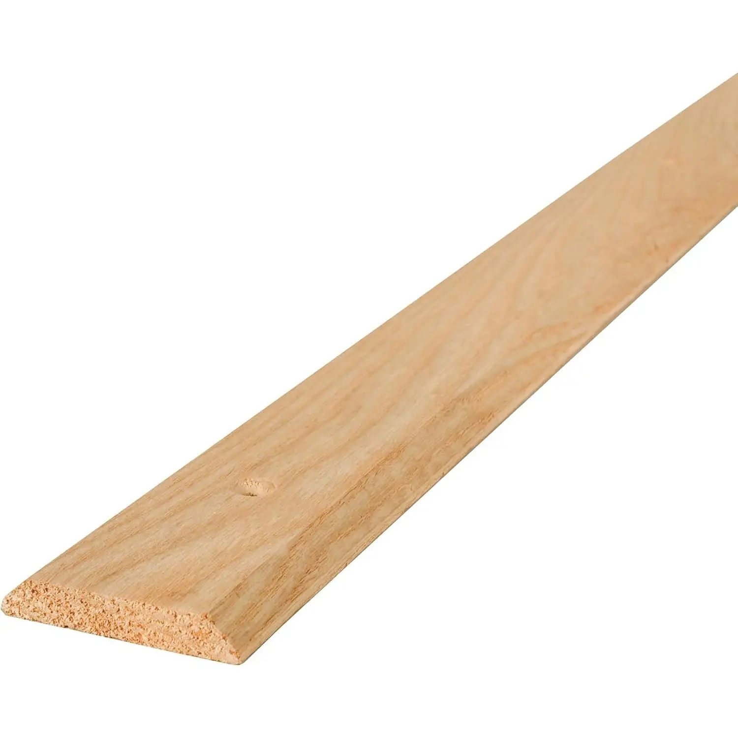 Hardwood Flat-Profile Threshold for Doorways, Natural, 36in | Interior Doorway Transition, Unfinished Oak, Cut-To-Length Install, Hardware Included, Heavy-Traffic Rated