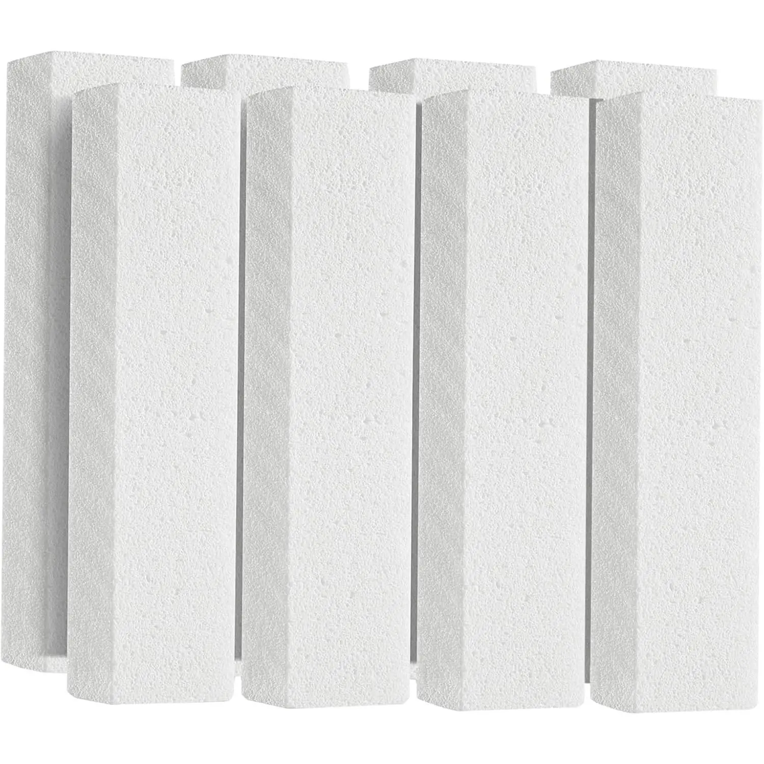 8 Pack Pumice Stone for Toilet Bowl Cleaning, Scouring Stick Remove Hard Water Rings, Calcium Buildup and Rust, Pumice Cleaning Bar for Tile Bath-tub