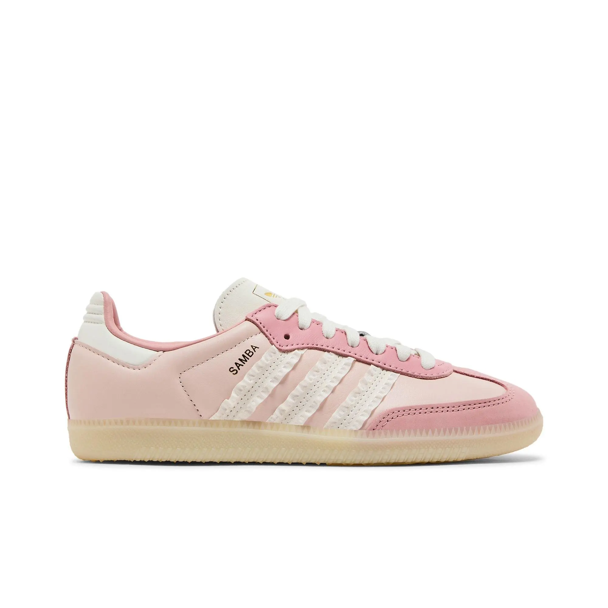 adidas Womens Samba 'Ruffle Stripes Pack - Wonder Mauve' (women's sizes) Wonder Aqua/Off White/Wonder Mauve sneakers JR8830