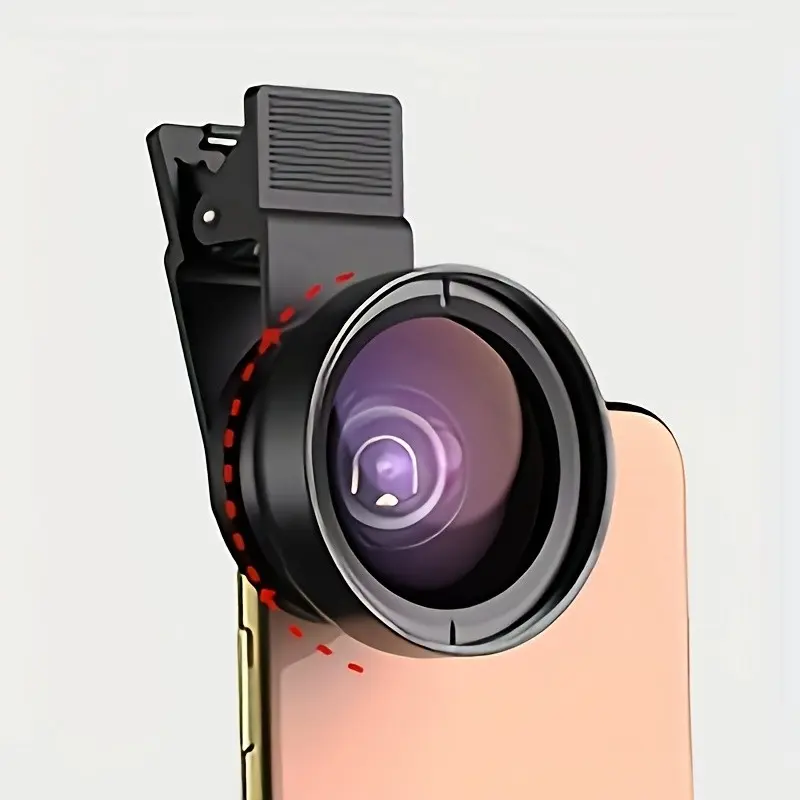 1pcs Apexel 0.45x HD 37mm Wide Angle Lens and 12.5x Macro Lens Kit, Enhance Your Smartphone Photography, High-Definition Imaging Accessories
