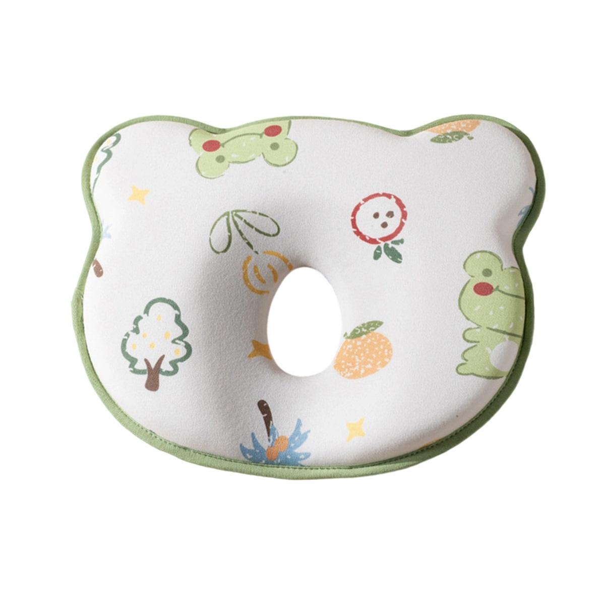 Baby Head Support Pillow - Breathable Newborn Head Shaping Pillow to Prevent Flat Head, Soft Infant Sleeping Cushion #   BabyHeadPillow