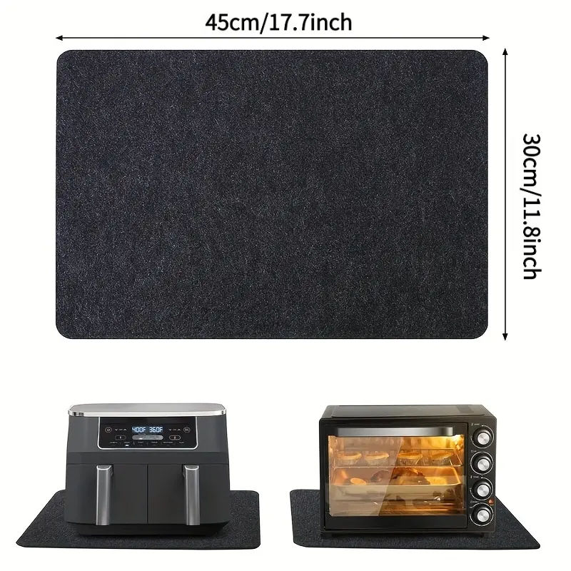 3/6pcs High Temperature Resistant Felt Heat Insulation Pad, Non-slip Kitchen Counter Protective Mat, Heat Blocking Appliance Cooling Pad, Durable Wear-resistant Desktop Heat Isolation Mat for Home Kitchen Daily Use