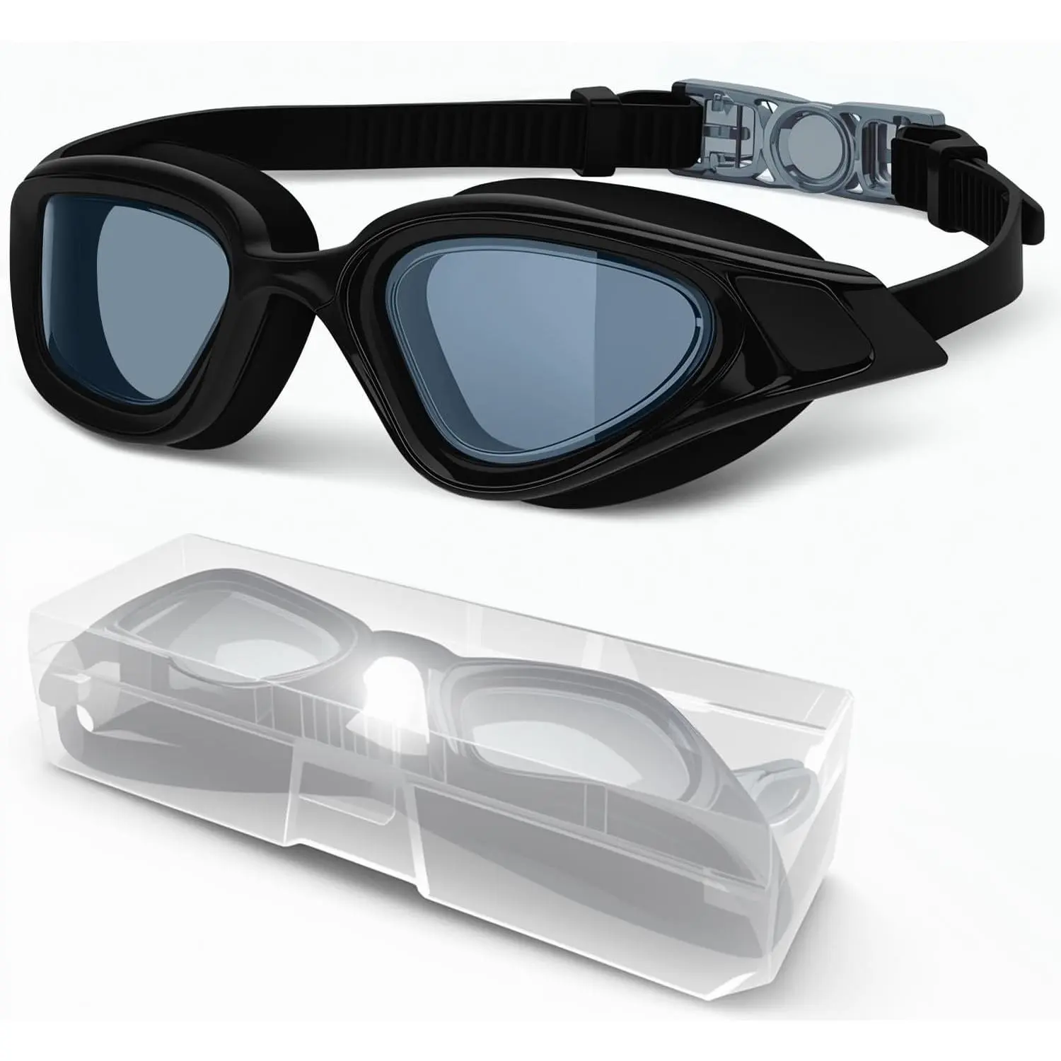 Swimming goggles, Anti Fog & UV Swim Goggles, Clear Pool Swim Goggles, Leak-proof Swimming Goggle for Adult Men Women