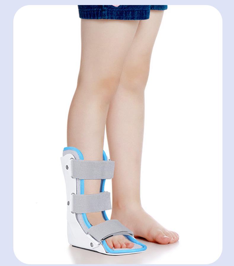 Children's ankle fixation brace, ankle support device, children's foot inversion and eversion support device