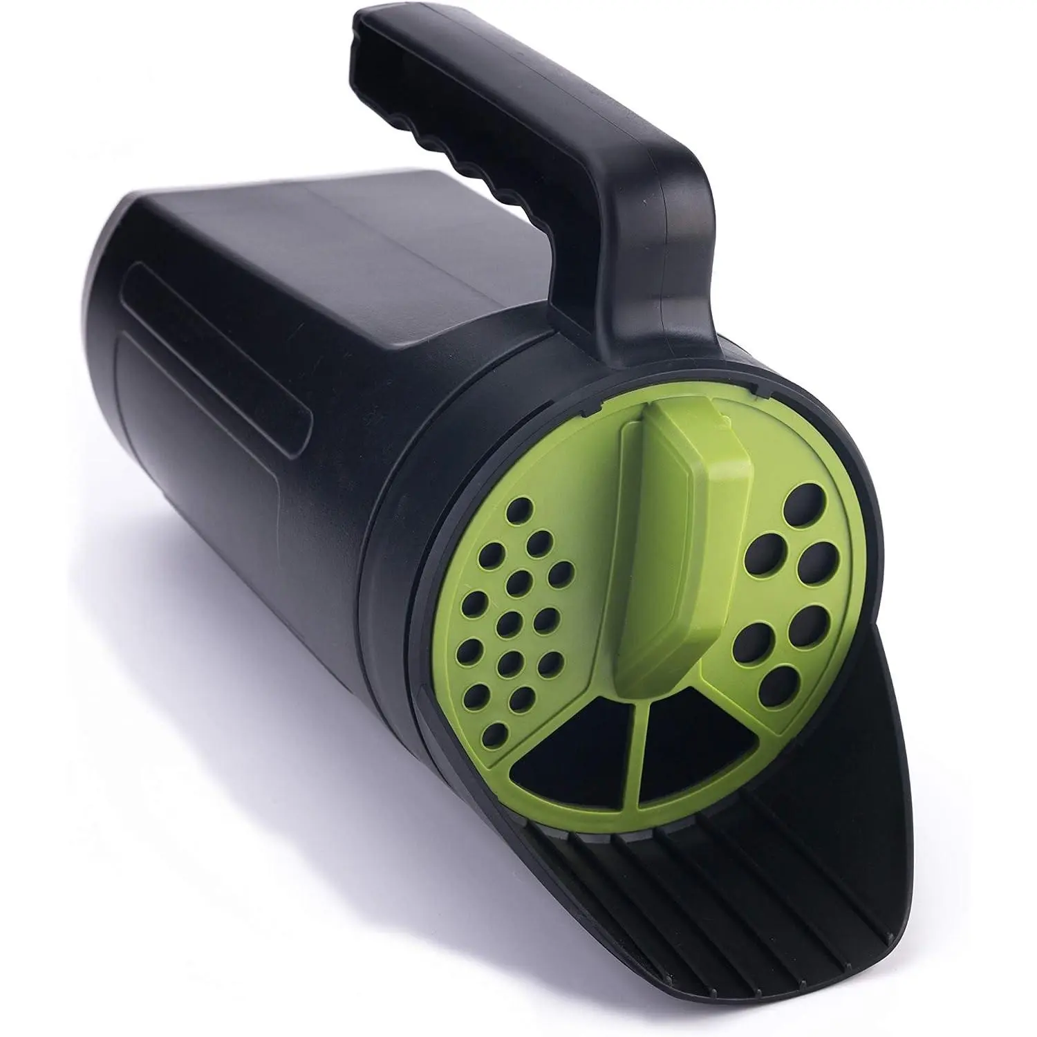 Hand Spreader Shaker, Handheld Spreader for Grass Seed, Fertilizer & Earth Food, Snow Salt, Ice and Snow Melt - Multiple Adjustable Opening Sizes for All Purpose- Up to 80 Oz