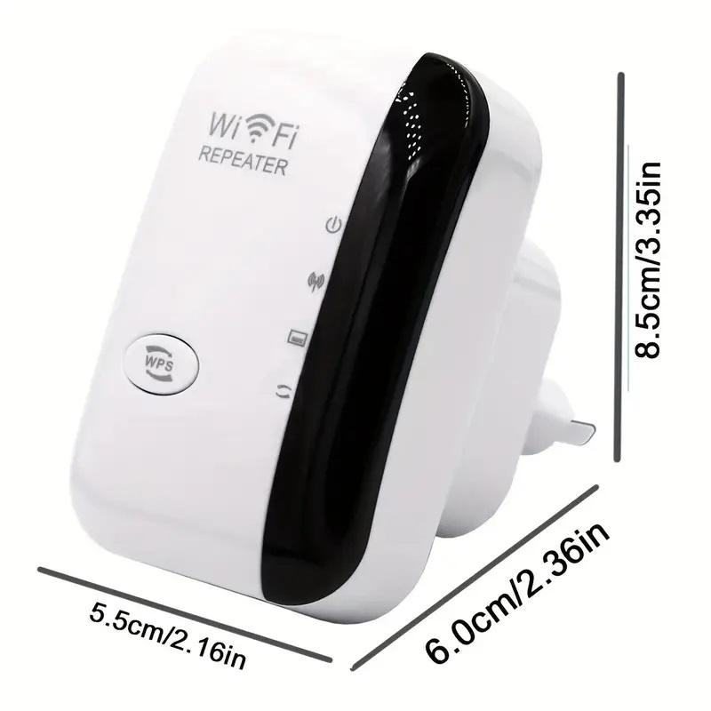 WiFi Range Extender, 300Mbps WiFi Signal Booster, Long Range Wireless Repeater Access Point, WiFi Extenders, Network Components for Home and Office Use, High Speed WiFi