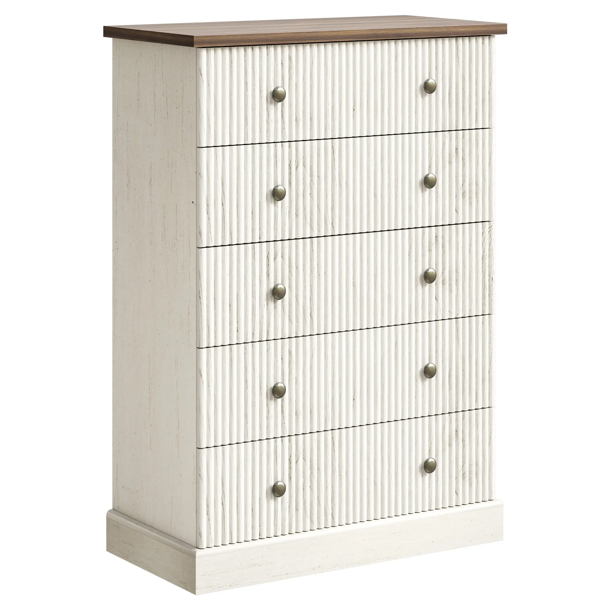Space-Saving 5-Drawer Tall Dresser for Bedroom – Modern Vertical Chest, Spacious Storage Cabinet – Ideal for Clothes and Home Organization