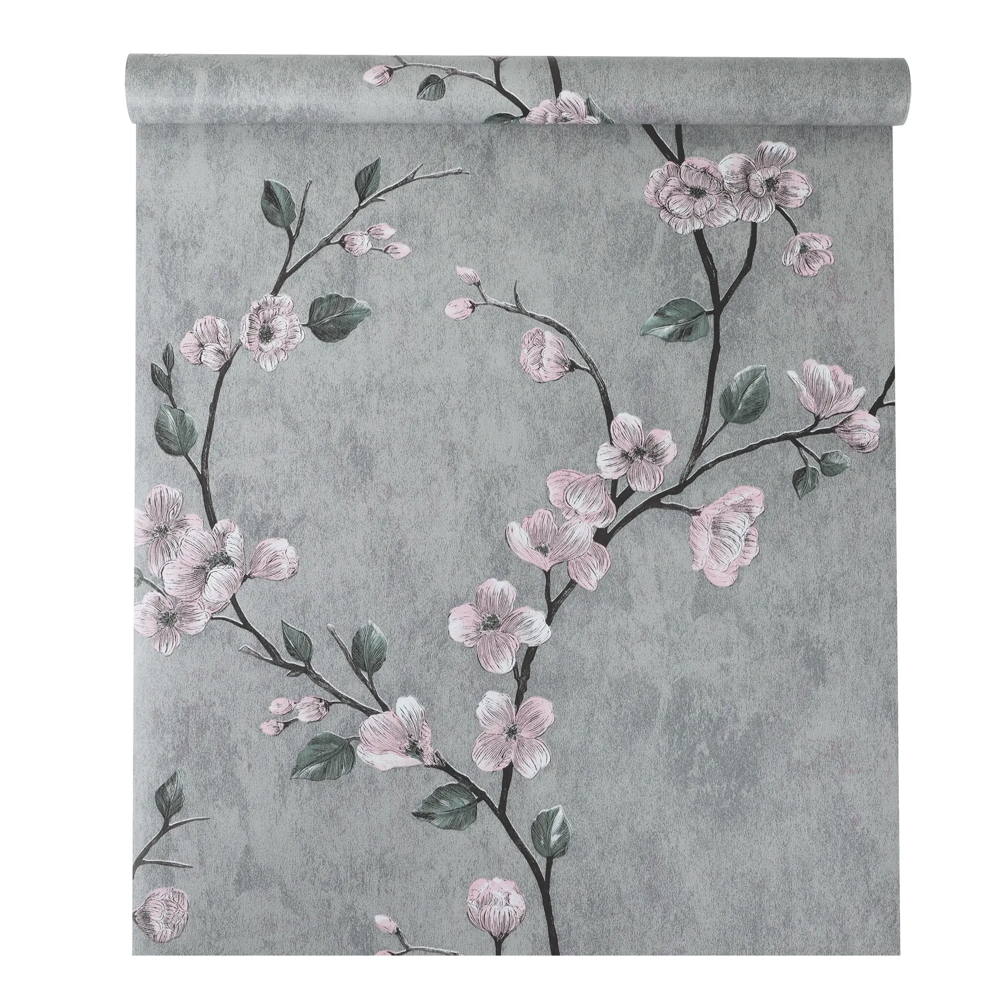 Vintage Country Style Floral Self-Adhesive Wallpaper, Removable Waterproof Wallpaper, Ideal for Home, Kitchen, Living Room, Bedroom Decor