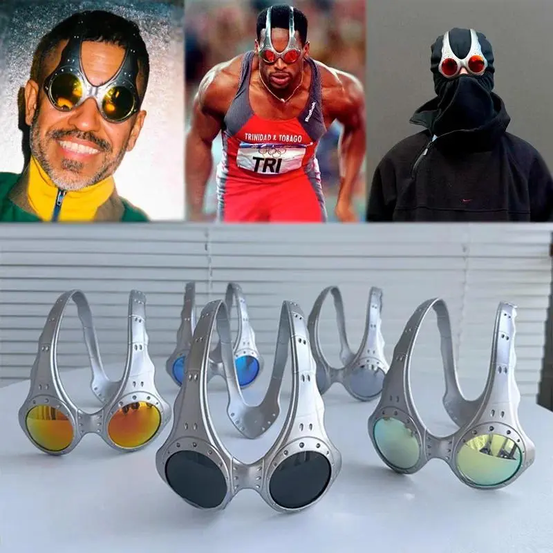 Over The Top Sunglasses Men Women Outdoor Cycling Sports Glasses Sunglasses Fashionable Retro Trendy Metal Frame Glasses