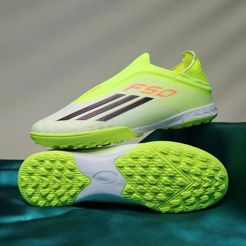 Men's Premium Seamless Soccer Cleats - Non-Slip, Durable Outdoor Lawn Football Boots, Football Shoes with Super Grip & Ankle Support, High-end, Fashion, Sports Football Shoes