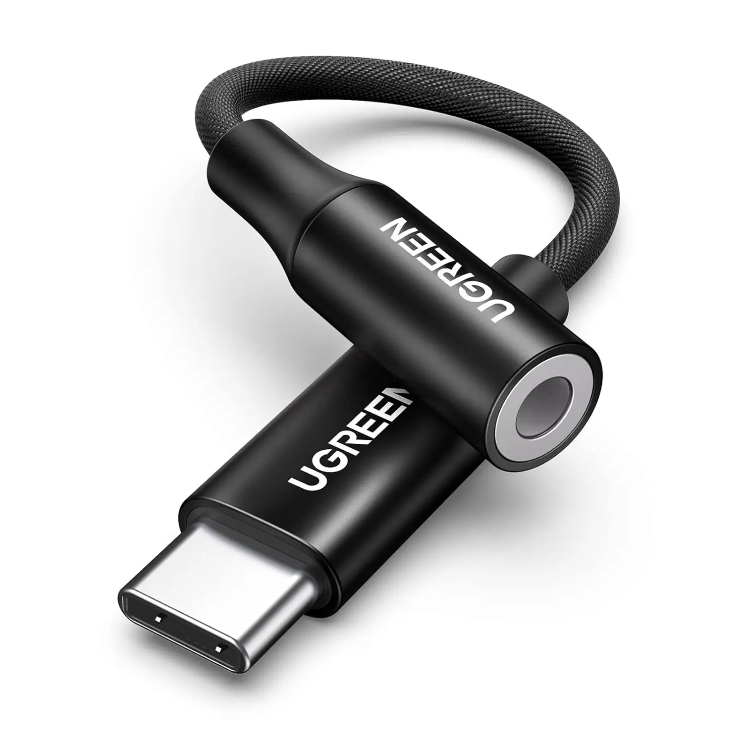 USB C to 3.5mm Audio Adapter Type C to Headphone Aux Jack Dongle 24bit/96kHz HiFi DAC  Cord Compatible with  17 16 Pro Max/16 Plus, iPad, Galaxy S25 S26 Ultra, Pixel 10, Black