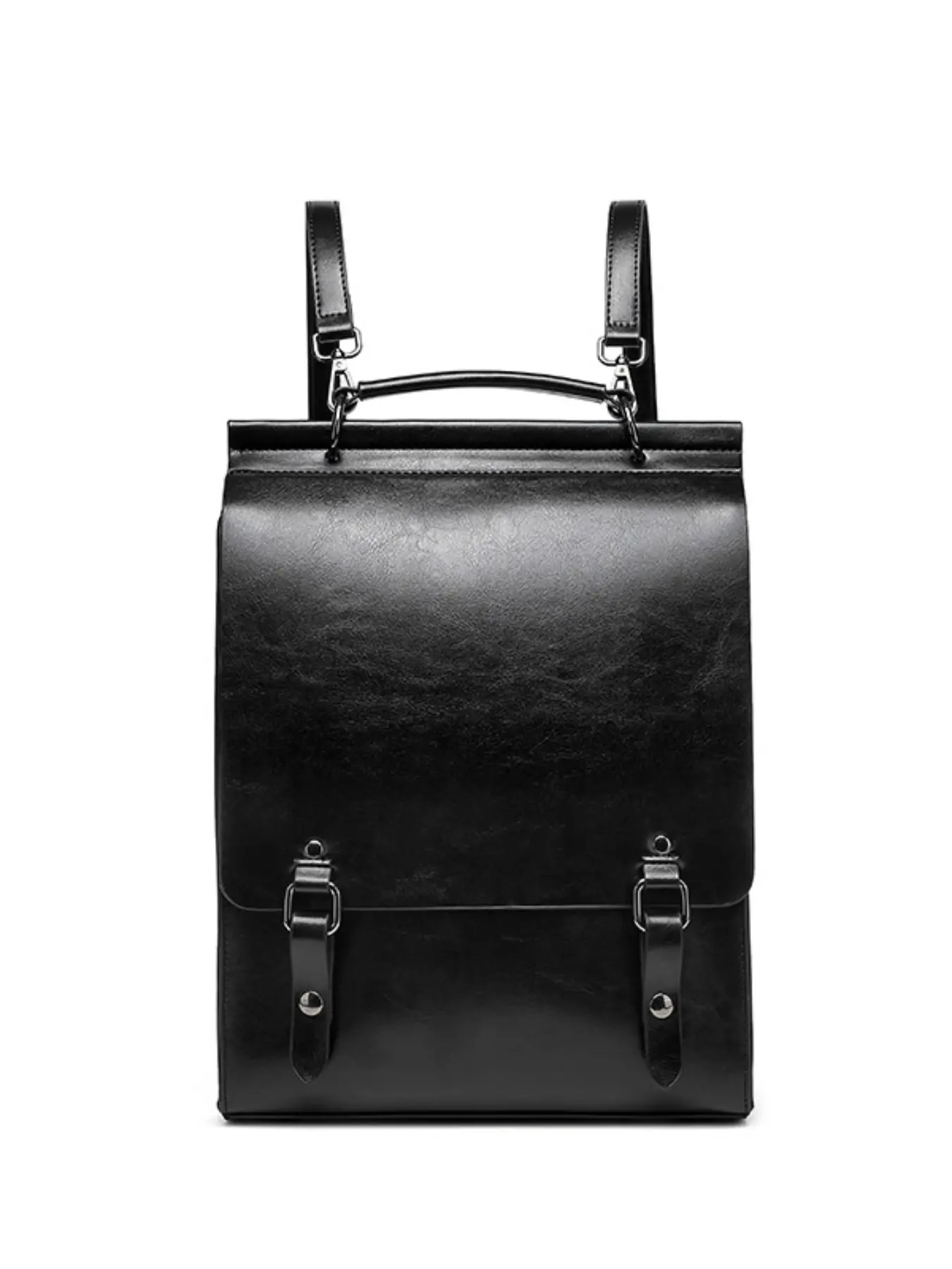 Large British Academy Style Backpack, Vintage Laptop Bag, Work Laptop Bag, Simple Commuter Bag, Multiple Colors Available, Unisex Design